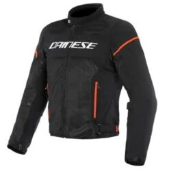 Dainese Air Frame D1 Tex Jacket Black/White/Fluo-Red