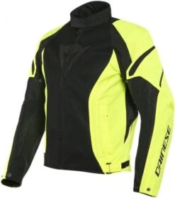 Dainese AIR CRONO 2 TEX Jacket Black/Black/Fluo-Yellow