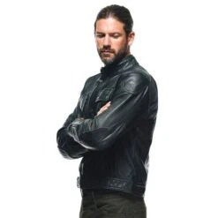 Dainese Atlas Leather Jacket Black -Dainese dainese atlas leather jacket black 3