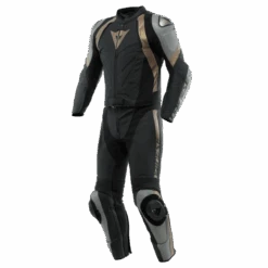Dainese Avro 4 Leather 2-P Suit Black/Charcoal-Gray/Tibe