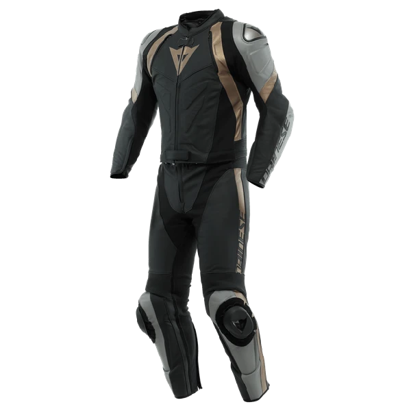 Dainese Avro 4 Leather 2-P Suit Black/Charcoal-Gray/Tibe 1 Dainese Avro 4 Leather 2-P Suit Black/Charcoal-Gray/Tibe