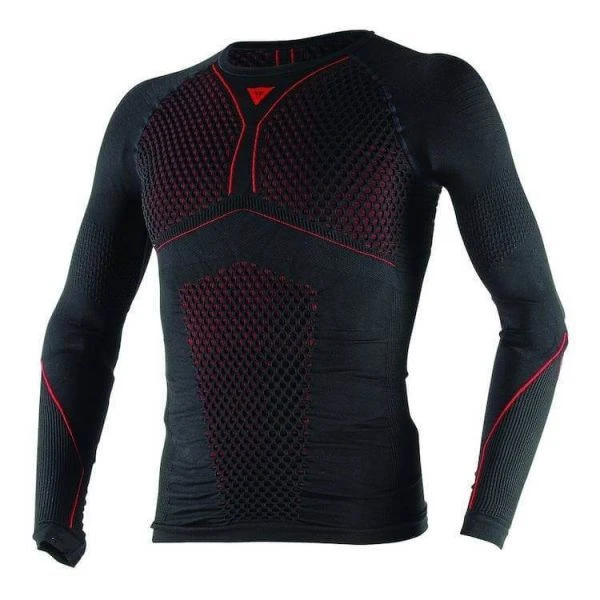 Dainese D-Core Thermo Tee LS Black Red 1 Dainese D-Core Thermo Tee LS Black Red