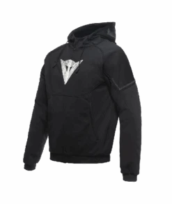 Dainese Daemon-X Safety Hoodie Full Zip Schwarz/Schwarz/Weiss