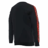 Dainese Dainese Sweater Stripes Black Fluo Red