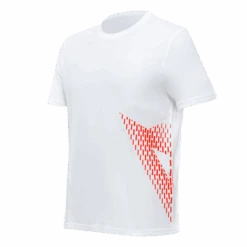 Dainese Dainese T-Shirt Big Logo White Fluo Red