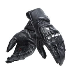 Dainese Druid 4 Zwart Zwart Charcoal Grijs 8 Dainese Druid 4 Zwart Zwart Charcoal Grijs -Dainese dainese druid 4 leather gloves black black charcoal gray 1