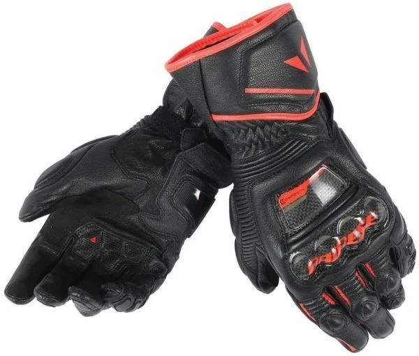 Dainese Druid D1 Long Black Fluo-Red Gloves