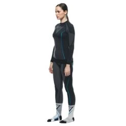 Dainese Dry Ls Lady Black Blue -Dainese dainese dry ls lady black blue base layer 4