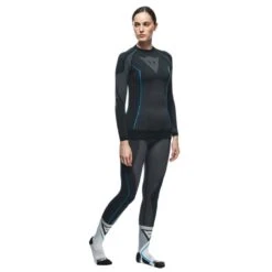 Dainese Dry Ls Lady Black Blue -Dainese dainese dry ls lady black blue base layer 7