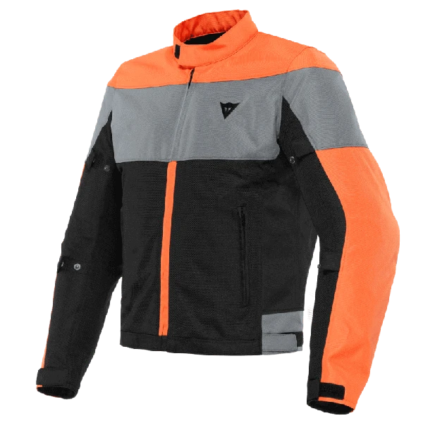 Dainese Elettrica Air Tex Jacket Black/Flame-Orange/Gray 1 Dainese Elettrica Air Tex Jacket Black/Flame-Orange/Gray