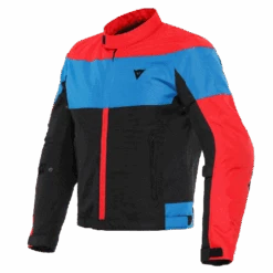 Dainese Elettrica Air Tex Jacket Black Lava-Red Light-Blue