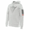 Dainese Fade Hoodie Glacier-Gray/Dark-Gray/Red