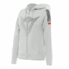 Dainese Fade Lady Full-Zip Hoodie Glacier-Gray/Dark-Gray/Red
