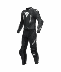 Dainese Laguna Seca 5 2PCS Motorpak Tweedelig Perf. Schwarz/Schwarz/Weiss