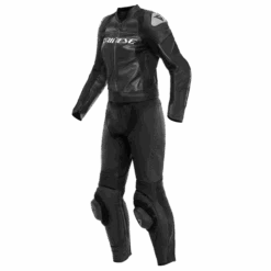 Dainese Mirage Lady Leather 2PCS Suit Black Black White