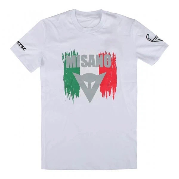 Dainese Misano D1 T-Shirt White 1 Dainese Misano D1 T-Shirt White