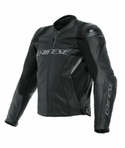 Dainese Racing 4 Leather Jacket Black-Black