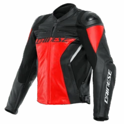 Dainese Racing 4 Leather Jacket Lava Red Black -Dainese dainese racing 4 leather jacket lava red black 1