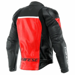 Dainese Racing 4 Leather Jacket Lava Red Black -Dainese dainese racing 4 leather jacket lava red black 2