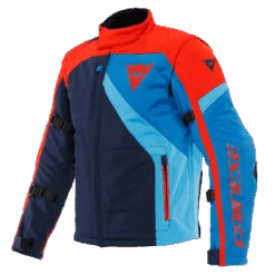 Dainese Ranch Tex Jacket Black-Iris Lava-Red Light-Blue