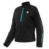 Dainese Risoluta Air Tex Lady Jacket Black Acqua-Green