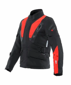 Dainese Stelvio D-Air D-Dry XT Jacket Black-Lava-Red
