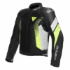Dainese Super Rider 2 Absoluteshell Motorradjacke Schwarz/Weiss/Fluo-Gelb