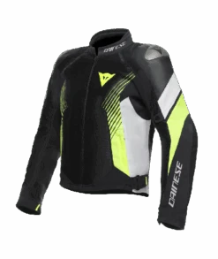 Dainese Super Rider 2 Absoluteshell Motorradjacke Schwarz/Weiss/Fluo-Gelb