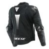 Dainese Super Speed 4 Leather Jacket Black Matt White