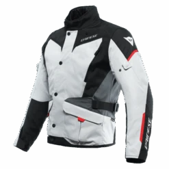 Dainese Tempest 3 D-Dry Glacier Gray Black Lava Red