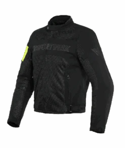 Dainese VR46 Grid Air Textieljack Schwarz/Fluo-Gelb