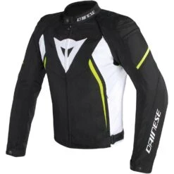 Dainese Avro D2 Zwart Wit Fluo Geel