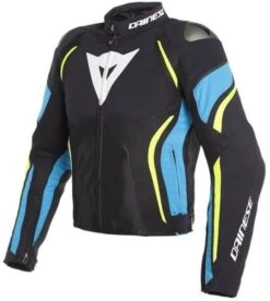 Dainese Estrema Air Tex Jacket Black/Blue/Yellow