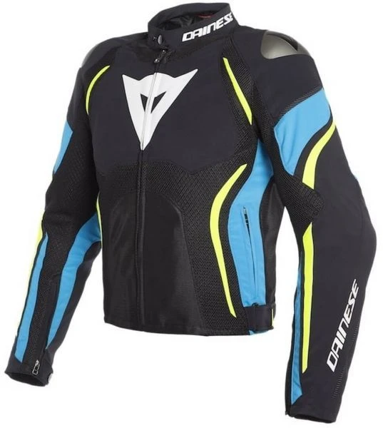 Dainese Estrema Air Tex Jacket Black/Blue/Yellow