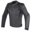 Dainese Fighter Perf. Leather Jacket Black/Black