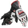 Dainese Full Metal 6 Zwart Wit Lava Rood