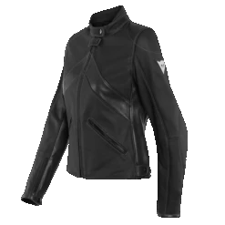 Dainese Santa Monica Lady Perforated Black Motorcycle Jacket