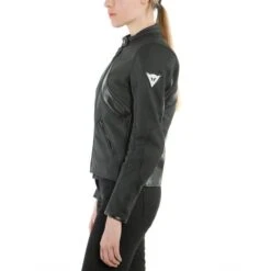 Dainese Santa Monica Lady Perforated Black Motorcycle Jacket -Dainese dainese santa monica lady perforated black motorcycle jacket6