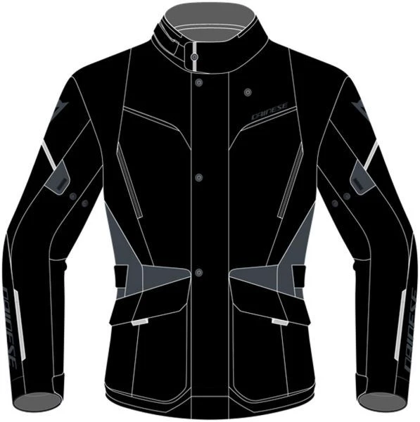 Dainese Tempest 3 D-Dry Jacket Black Black Ebony 1 Dainese Tempest 3 D-Dry Jacket Black Black Ebony