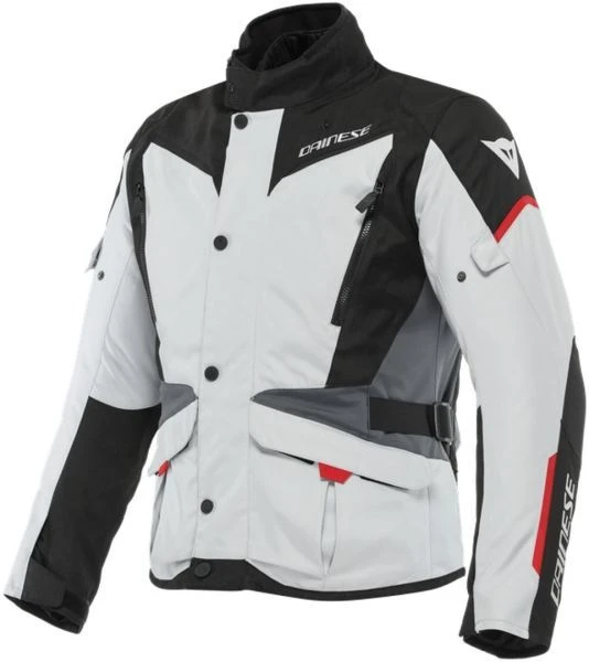 Dainese Tempest 3 D-Dry Jacket Glacier-Gray Black Lava-Red