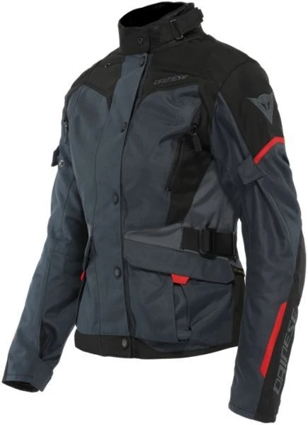 Dainese Tempest 3 D-Dry Lady Jacket Ebony Black Lava-Red