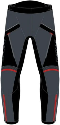Dainese Tempest 3 D-Dry Pants Ebony Black Lava-Red