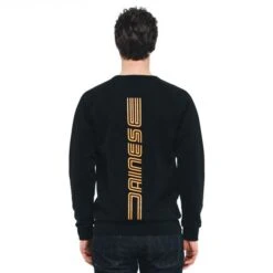 Dainese Vertical Sweatshirt Black Orange -Dainese dainese vertical sweatshirt black orange2