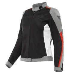 Dainese Hydraflux 2 Air Lady D-Dry Jacket Black Charcoal Gray Lava Red