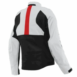 Dainese Risoluta Air Tex Lady Jacket Glacier Gray Lava Red
