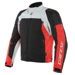 Dainese Speed Master D-Dry Glacier Grijs Lava Rood Zwart