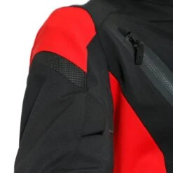 Dainese Tonale D-Dry Black Lava Red Black Motorcycle Jacket -Dainese tonale d dry jacket 4