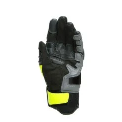Dainese VR46 Sector Kort Zwart Antraciet Fluo Geel